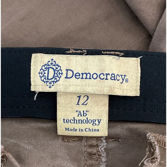 Democracy AB Tech Stretch Cargo Pants Women’s Size 12 - Picture 6 of 8